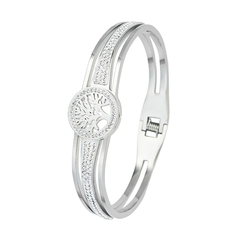 Bracelete Helena Árvore da Vida Banhado a Ouro 18k