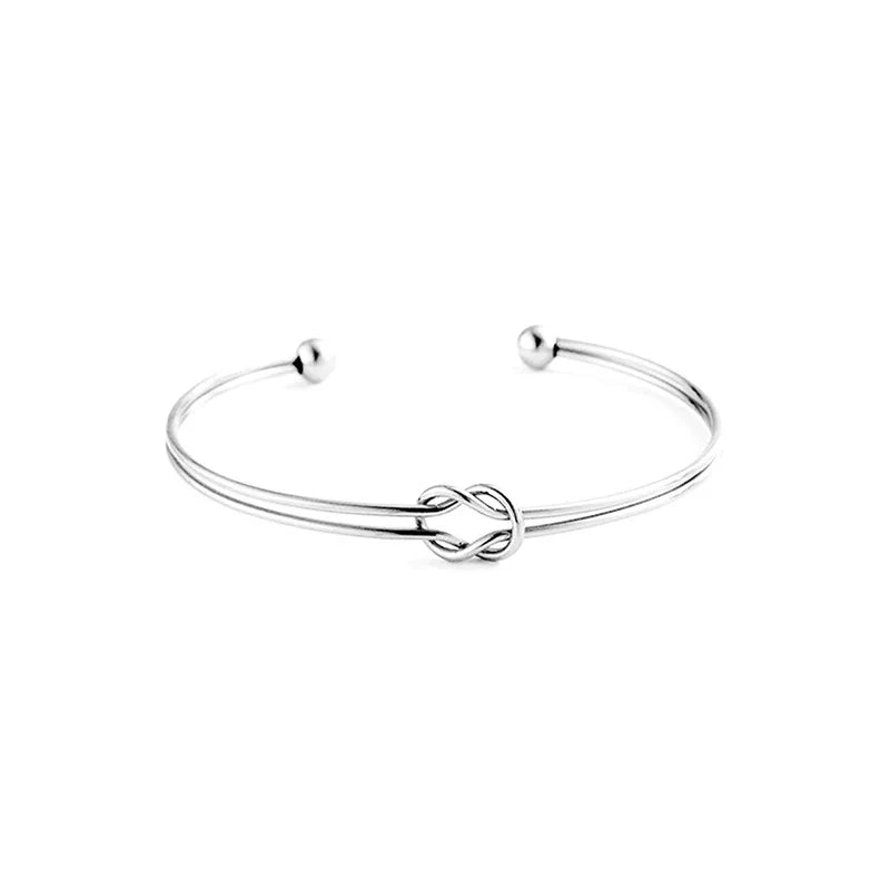 Bracelete Elara Nó Banhado a Ouro 18k