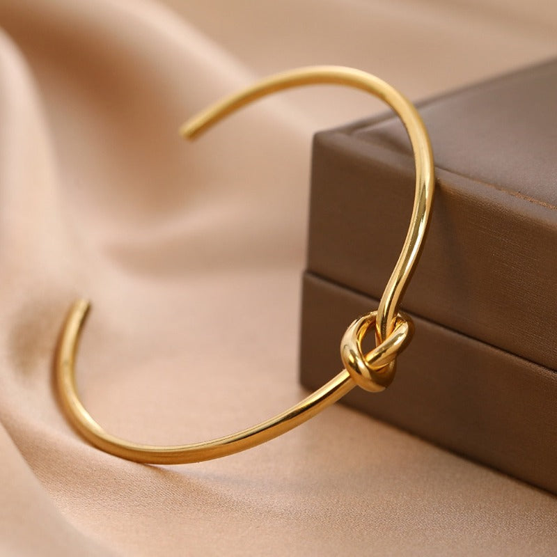 Bracelete Alícia Nó Banhado a Ouro 18k