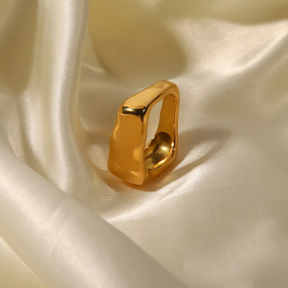 Anel Feminino Quadrado Olivia