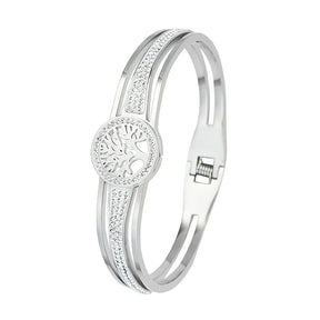 Bracelete Helena Árvore da Vida Banhado a Ouro 18k