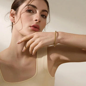 Bracelete Elara Banhado a Ouro 18k