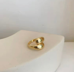 Anel Ajustável Elegance Ouro 18K