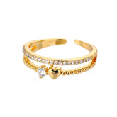 Anel Aurora Lumière – Brilho em Dobro, Sofisticação em Cada Traço