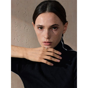 Anel Borboleta Zircônia Dourado 18K