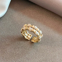 Anel Minimal Ouro 18K Ajustável
