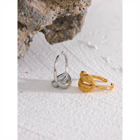 Anel Grace Open – Minimalismo com Banho de Ouro 18K