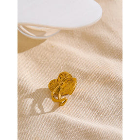 Anel Encanto de Pérola com Banho de Ouro 18k