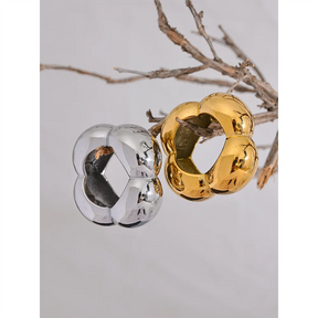 Anel Flor Elegância em Aço Inoxidável 316L