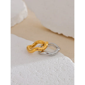 Anel Torcido Ouro 18K