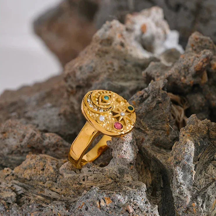 Anel Signora D’Oro – Símbolos com Propósito em Ouro 18K