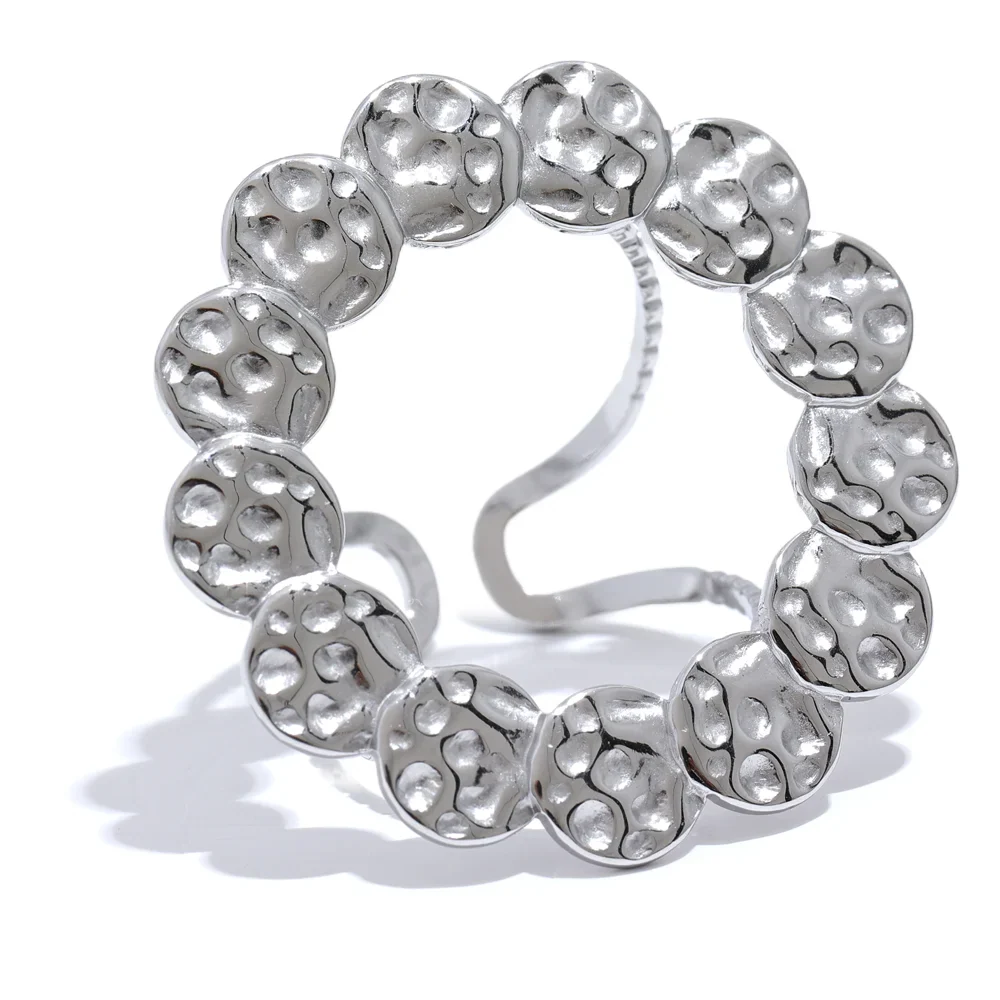 Anel Vintage Hiperbólico — Luxo Banhado a Ouro 18k