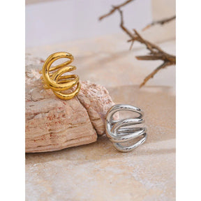 Anel Geométrico de Aço Inoxidável