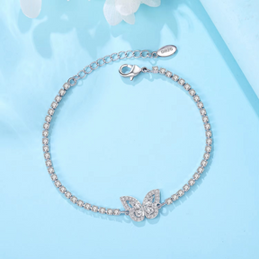 PULSEIRA RIVIERA BUTTERFLY EM PRATA 925 SOPHIE