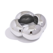 Anel Flor Elegância em Aço Inoxidável 316L