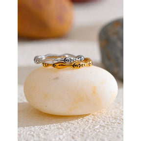 Anel Minimalista Peixe Ouro 18k