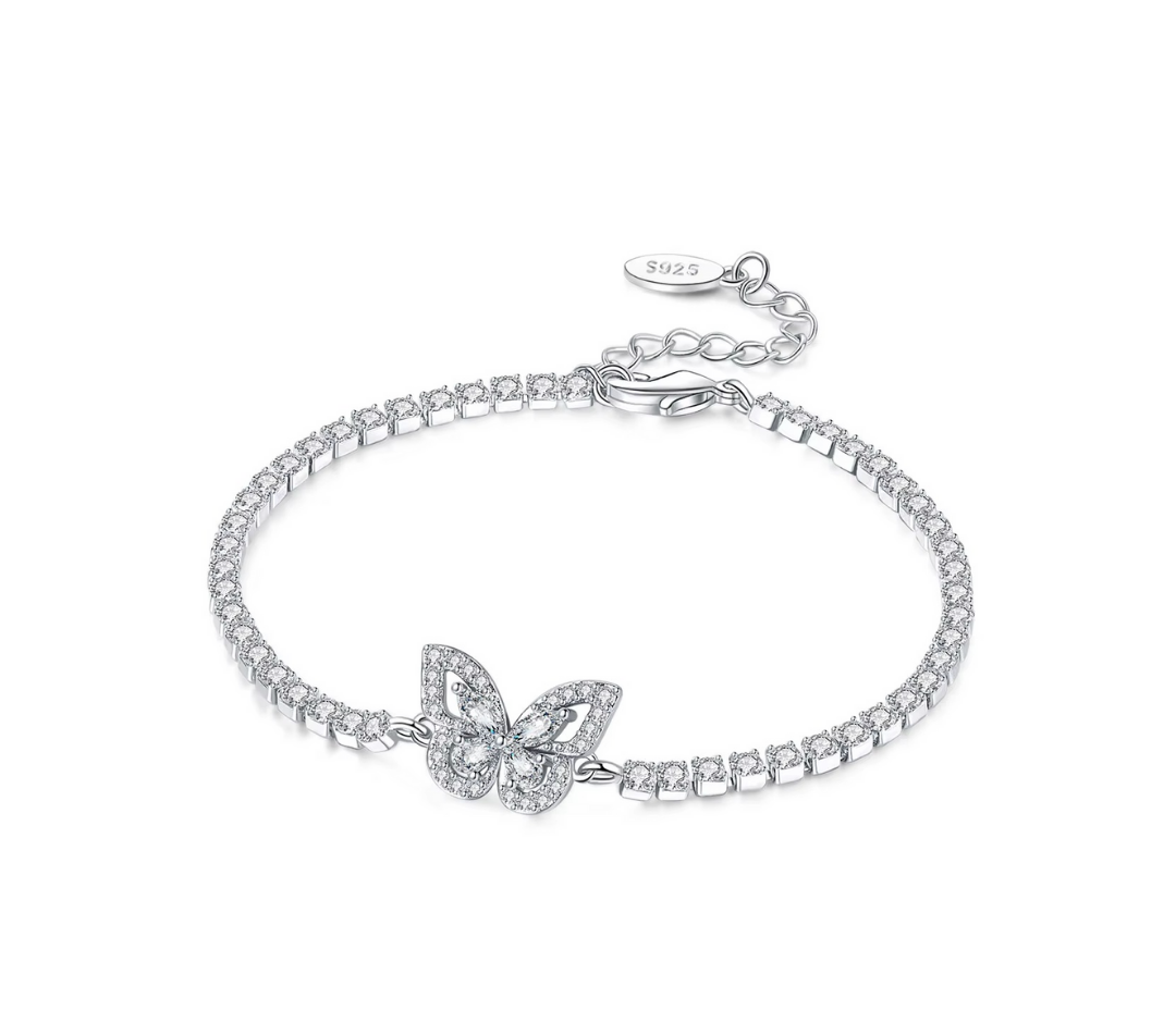 PULSEIRA RIVIERA BUTTERFLY EM PRATA 925 SOPHIE