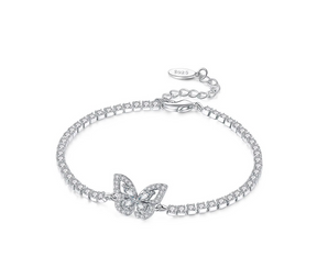 PULSEIRA RIVIERA BUTTERFLY EM PRATA 925 SOPHIE