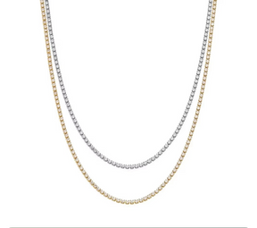 Colar Riviera Aço Inox Valentina